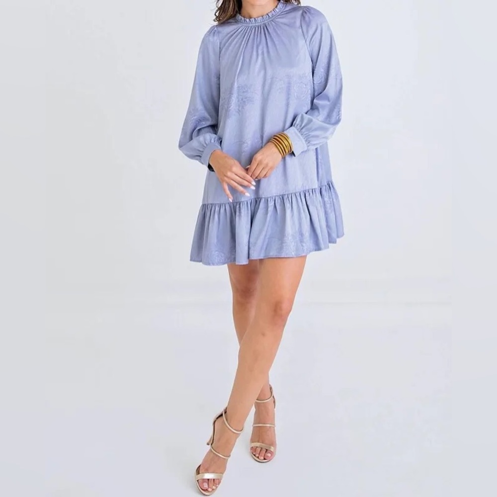 Karlie floral ruffle bottom dress